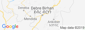 Debre Birhan map